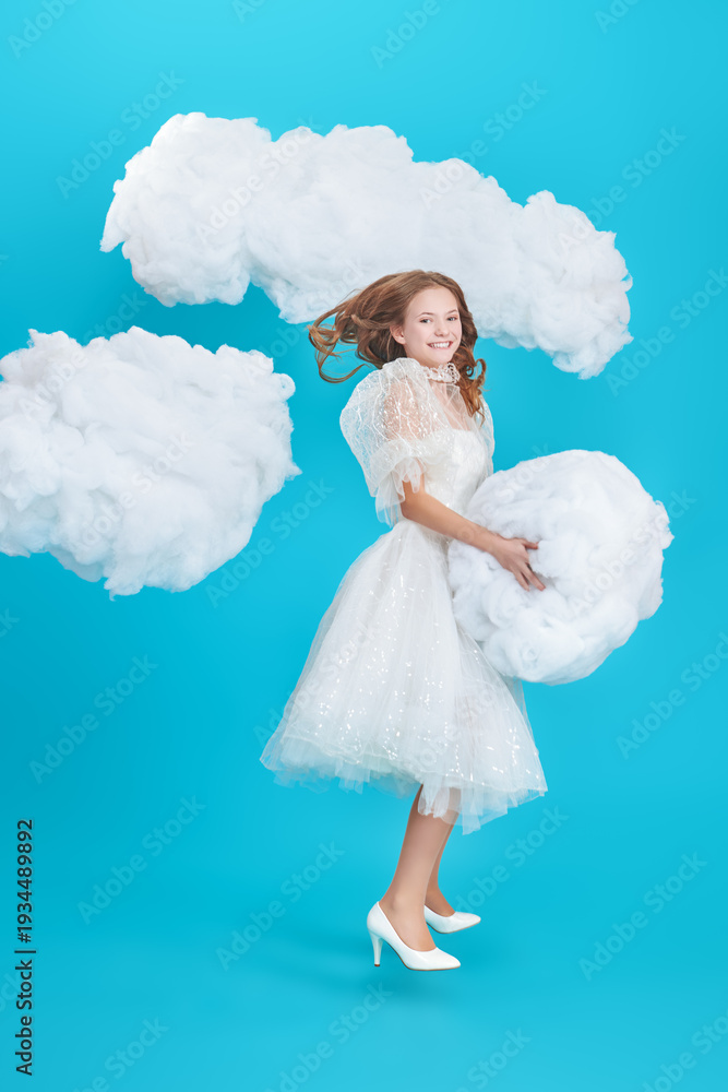 Fototapeta premium Floating Joy Moment