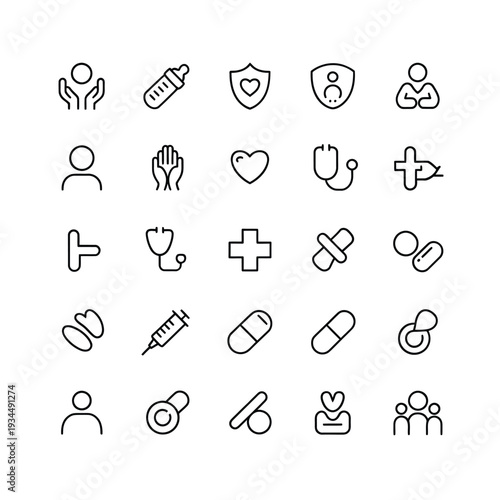 Business people collaborating with ideas and innovation concepts illustrated above