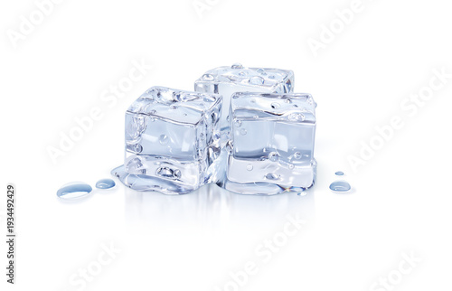 氷 イラスト リアル キューブ