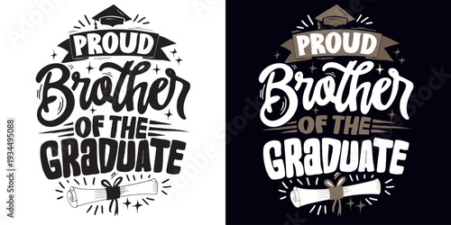 Senior 2026, Class 2026 - lettering hand drawn doodle print. T-shirt design, mug print, 100% vector