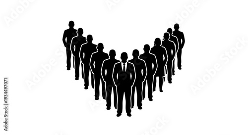 Group of business people standing together.