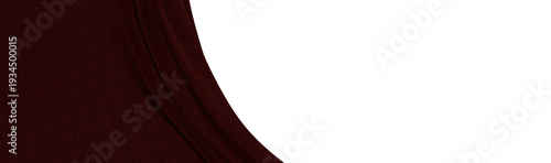 Textured burgundy curtain f...
