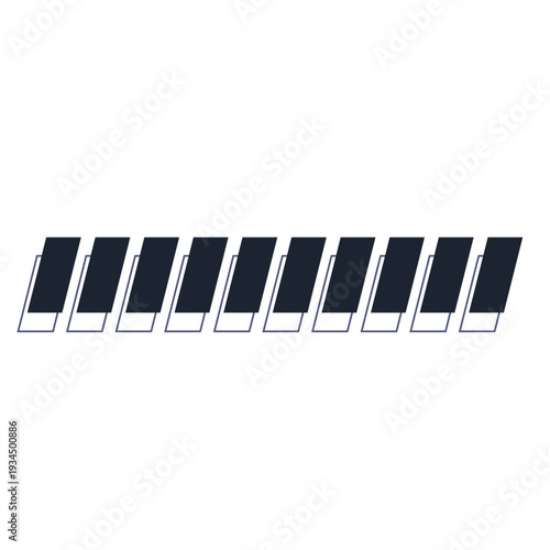 Abstract Geometric Divider Line Pattern