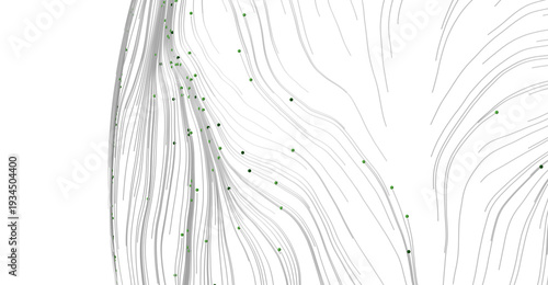 Abstract design with flowin...