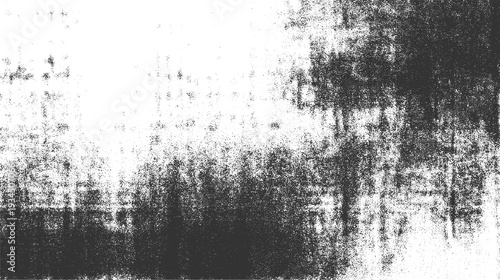 Abstract monochrome textured background with scattered dots and grainy patterns
