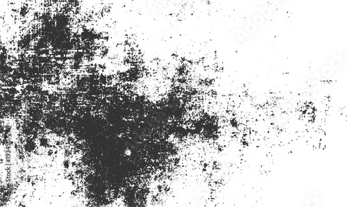 Black and white textured background with scattered dark speckles and irregular shapes resembling distressed concrete or aged paper