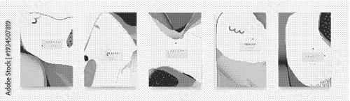 Black and white collage of fruit