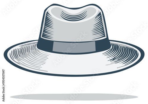 Retro Fedora Hat with Ribbon Detail Vintage Style Headwear