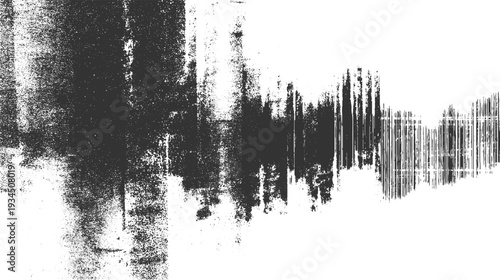 Dark textured grunge background with vertical lines and speckles black white