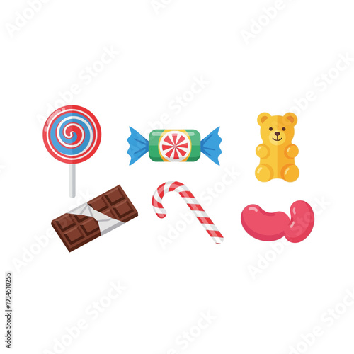 Sweet Treats Candy Assortment - Colorful Dessert and Snack Delights