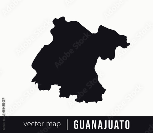 Guanajuato state map. Federative unit of Mexico. Vector map for any needs.