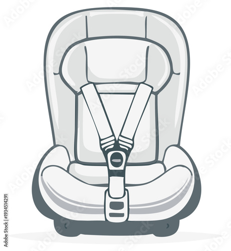 Child Safety Seat with Harness System for Vehicle Travel Protection