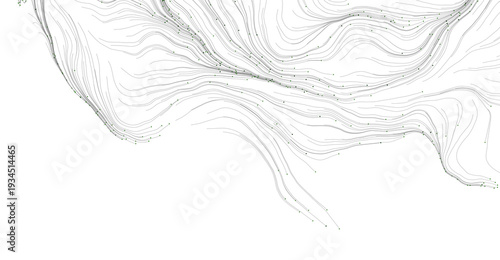 Abstract contour lines illu...