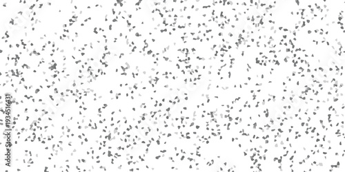 Scattered irregular gray mosaic fragments with subtle tonal variations on a white backdrop vector illustration