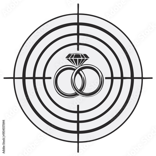 Engagement Rings Hit Target Aim for Commitment Precision Marriage Proposal Planning