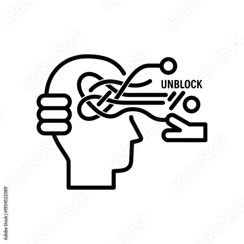 Hand unblocking 100 percent access digital concept vector illustration