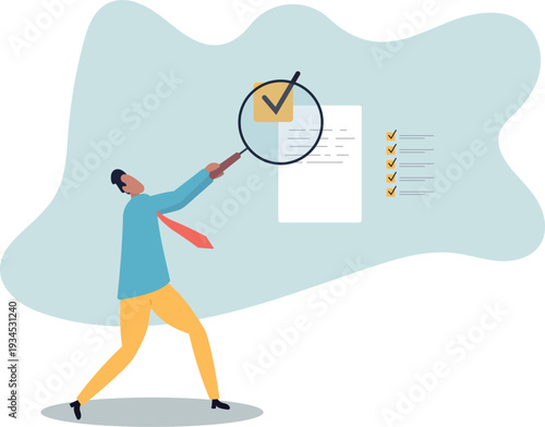 Inspect or review document, report or legal audit, quality assurance, search for document, information or research, investigate,human life and situation.