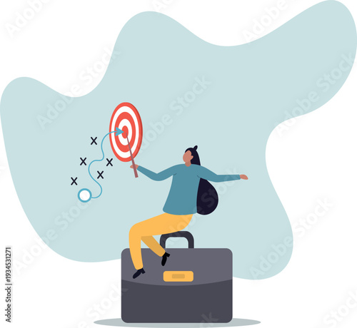 Strategy planning, method or tactic to win business reach goal, solution to avoid obstacle, path to success or discover solution to succeed.human life and situation.