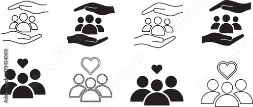 Protecting and caring for people with supportive hands