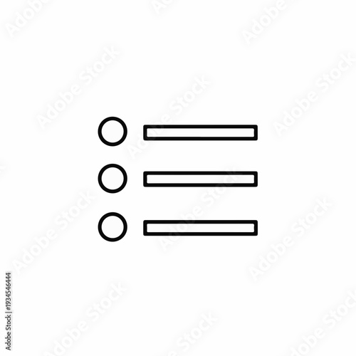 Simple interface icons in minimalistic style for web design