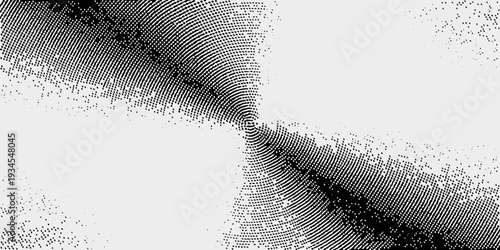 Abstract halftone pattern resembling a close up of an eye