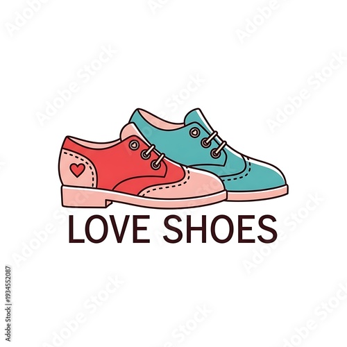 Fashion Shoes Illustration.