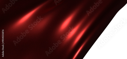 Abstract red fabric with dr...