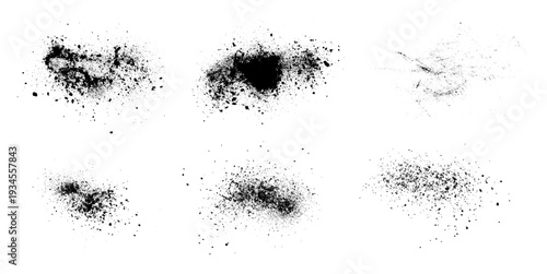 Dust Texture Grunge Background Vector Set