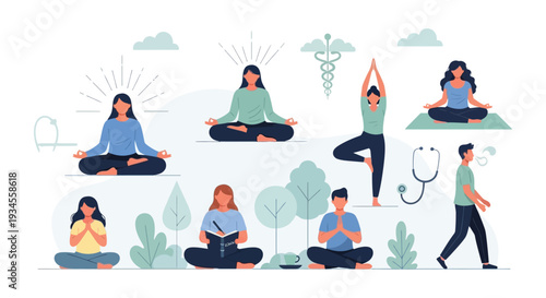 Holistic Health & Mindfulness: Meditation, Yoga, Self-Care & Well-being Practices