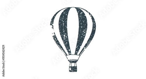 Hot Air Balloon Vintage Graphic