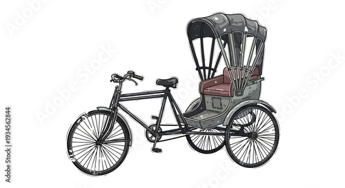 Traditional Rickshaw Vehicle