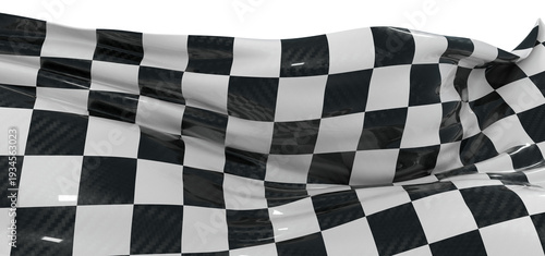 Close-up of a checkered fla...