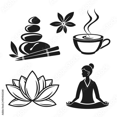 A serene and peaceful spa and wellness scene