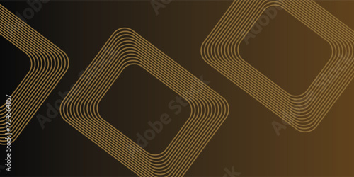 Abstract hexagon soft color with brown and gold gradient background eps10