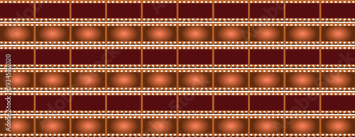  color negative film strips illustration for design elements