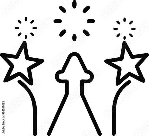 motivational symbols icon idea spark