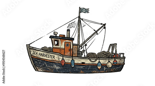 Fishing Boat illustration