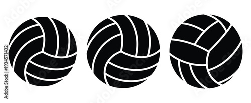 Volleyball sports icon for websites, logos, apps, templates, and designs, vector illustration suitable for digital, mobile, and professional creative projects.