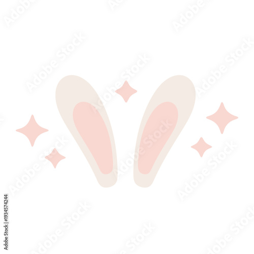 A minimalist vector graphic of ballet shoes surrounded by sparkles