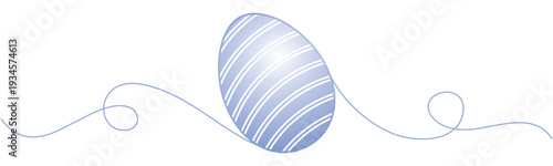 Beautiful colorful Easter egg illustration for Easter day