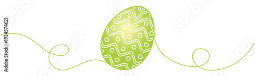 Beautiful colorful Easter egg illustration for Easter day