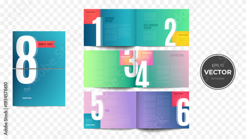 Colorful brochure design showcasing a modern layout and engaging visuals.