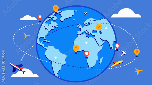 winter landscape with christmas tree