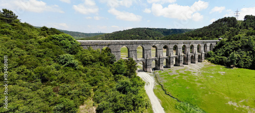 Photography Located in Istanbul, Turkey, the Guzelce Aqueduct was built by Mimar Sinan in the 16th century