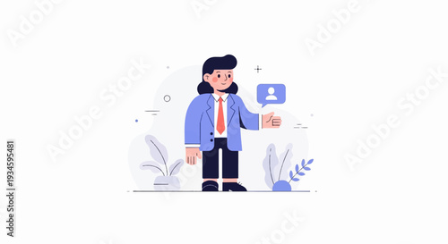 Cartoon handshake and speech bubble icon suggesting a business deal or connection