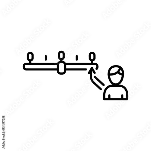 Person Joining Team or Organization Concept