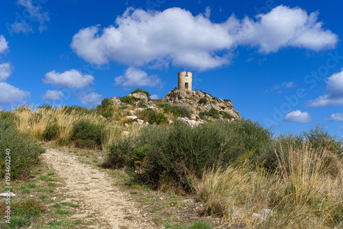 Torre Bennistra: Ancient 16th-Century Watchtower Perched on a Rocky Peak Above Scopello, Sicily