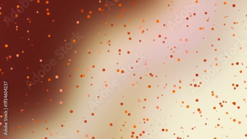 Soft Orange Particle Glow Abstract Animation


