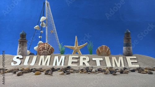 Summertime Nautical Stop-Motion: Sailing Across the Sand 
