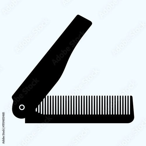Foldable travel comb
